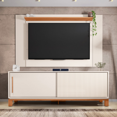 Rack/Bancada com Painel Mondrian 180cm para TVs de até 65 | Caemmum - comprar online