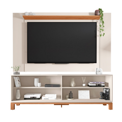 Rack/Bancada com Painel Mondrian 180cm para TVs de até 65 | Caemmum na internet