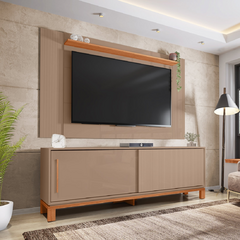 Rack/Bancada com Painel Mondrian 180cm para TVs de até 65 | Caemmum - EletromoveisClauro