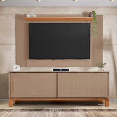 Rack/Bancada com Painel Mondrian 180cm para TVs de até 65 | Caemmum - loja online