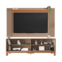 Imagem do Rack/Bancada com Painel Mondrian 180cm para TVs de até 65 | Caemmum