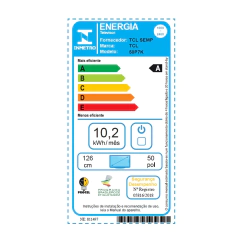 Smart TV TCL 50" CLASSIC QLED 4K 50P7K Google TV com Wi-Fi Dual Band e Bluetooth integrados na internet