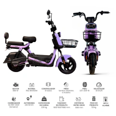Scooter Elétrica T5 800W 48V 20Ah | LAF - LAF TECH - comprar online