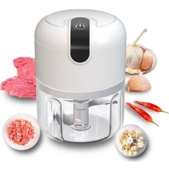 Mini Moedor Elétrico Alho Cebola Sem Fio Usb Processador