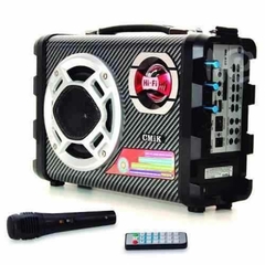 Micro System caixa de som amplificado rca mp3 usb karaokê sd hifi