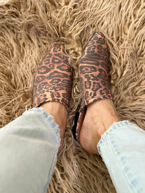 Mules Print Oscuro