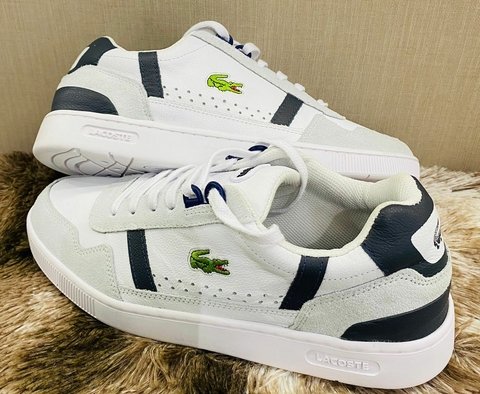Tênis masculino em pele T-Clip Lacoste