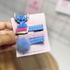Trio Hair Clips Escolar Stitch - comprar online