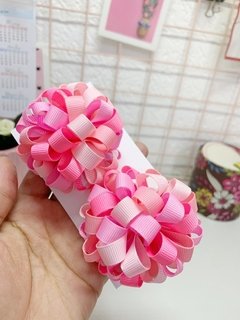 Parzinho Pompom de fitas - comprar online