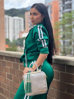 BOLSO BANDOLERA LUXURY PLATA - buy online