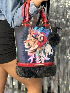 BOLSO LEON DE PODER INDIO