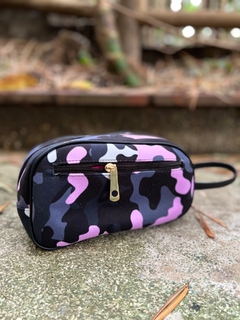 CARTUCHERA/BOLSO DE MANO TIGRE CAMUFLADO NEGRO - comprar en línea