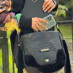 CARRIEL ELEFANTE MAJESTIC NEGRO - tienda en línea