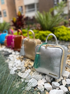 BOLSO BANDOLERA LUXURY PLATA - online store