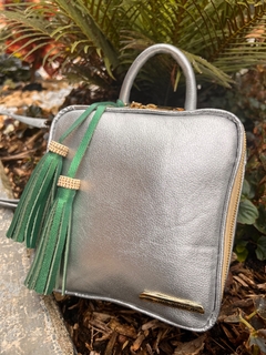 BOLSO BANDOLERA LUXURY PLATA - buy online