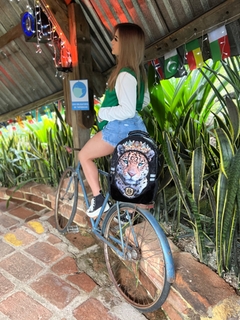 Imagen de MORRAL URBANO Jaguar Majestic Negro Cuero