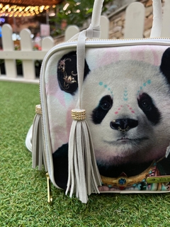 BOLSO CUADRADO BLANCO OSO PONDA - ALMAMOR