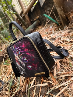 BOLSO CUADRADO ELEFANTE PENACHOS - ALMAMOR