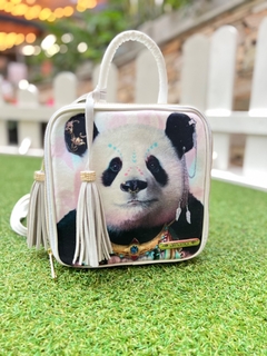BOLSO CUADRADO BLANCO OSO PONDA