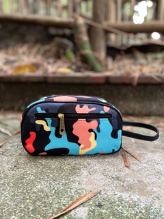 CARTUCHERA/BOLSO DE MANO TIGRE CAMUFLADO COLORES en internet