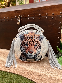 BOLSO REDONDO JAGUAR BLANCO - online store