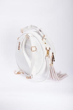 BOLSO REDONDO BLANCO - comprar en línea