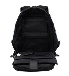 Imagen de MORRAL ANTI-ROBO TIGRE NEGRO CAMUFLADO DE COLORES