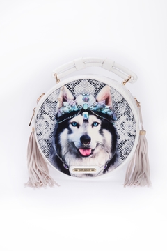 Imagen de BOLSO REDONDO BLANCO