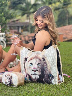 BOLSO DE COMPRAS / PLAYERO León Gaia Dorado - ALMAMOR