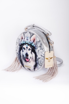 BOLSO REDONDO PLATA - comprar en línea