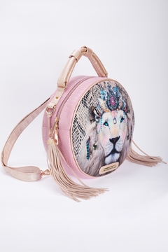 BOLSO REDONDO ROSADO en internet