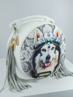 BOLSO REDONDO BLANCO - comprar en línea