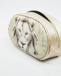 COSMETIQUERA LEÒN IMPERIAL DORADA