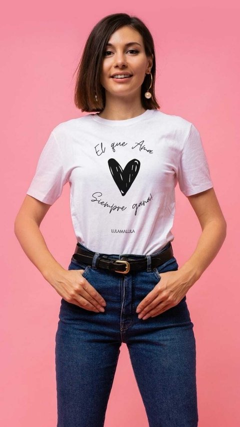 Remera EL QUE AMA SIEMPRE GANA