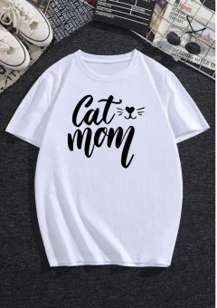 Remera Cat mom