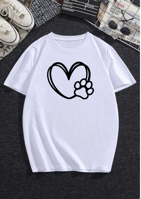 Remera amor huella