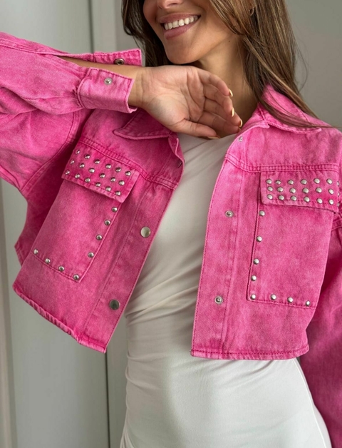 CAMPERA CORTA FUCSIA - comprar online