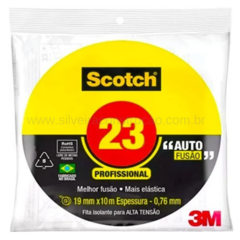 FITA ISOLANTE AUTO FUSÃO SCOTCH 23 PROFISSIONAL - 19mm x 10m x 0,76mm - 3M