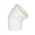 JOELHO 45° EM PVC PARA ESGOTO 150mm BRANCO
