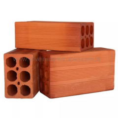 TIJOLO 6 FUROS 9X14X19cm PADRÃO NORMATIZADO (unitário) - comprar online