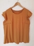 Blusa satén con volados