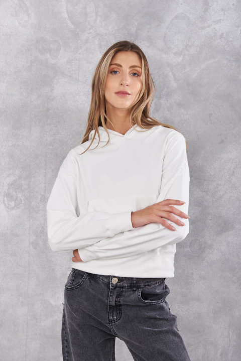 BUZO MICROPOLAR CAPUCHA