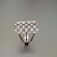 Anel em ouro branco 18k - comprar online