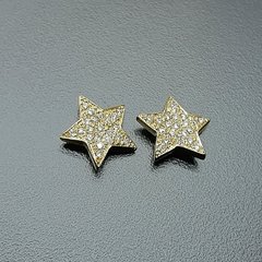 Brincos Estrela em ouro 18k e brilhantes - Pepe Torras