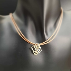 Pingente Números em ouro 18k