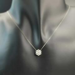 Gargantilha Sete Pedras em ouro 18k e brilhantes - comprar online