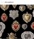Vestido curto preto manga princesa Dolce & Gabbana Inspired - loja online
