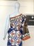 Imagem do Vestido longo Dolce & Gabbana Inspired Thassia Naves Scarf Print