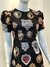 Imagem do Vestido curto preto manga princesa Dolce & Gabbana Inspired