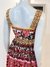 Vestido longo com bordados - loja online